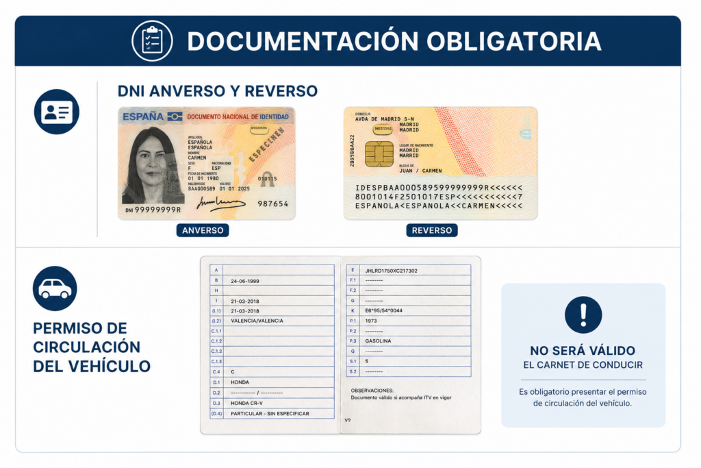 Documentación obligatoria para comprar una matrícula homologada